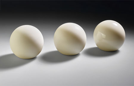 Kugeln, Plastic PA 10, poliert, 3d-Druck. additiv gefertig