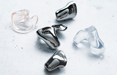 Ohrpassstücke, titan, kunststoff, In Ear Kopfhörer